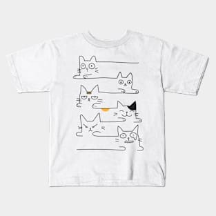 Cat Doodles Kids T-Shirt